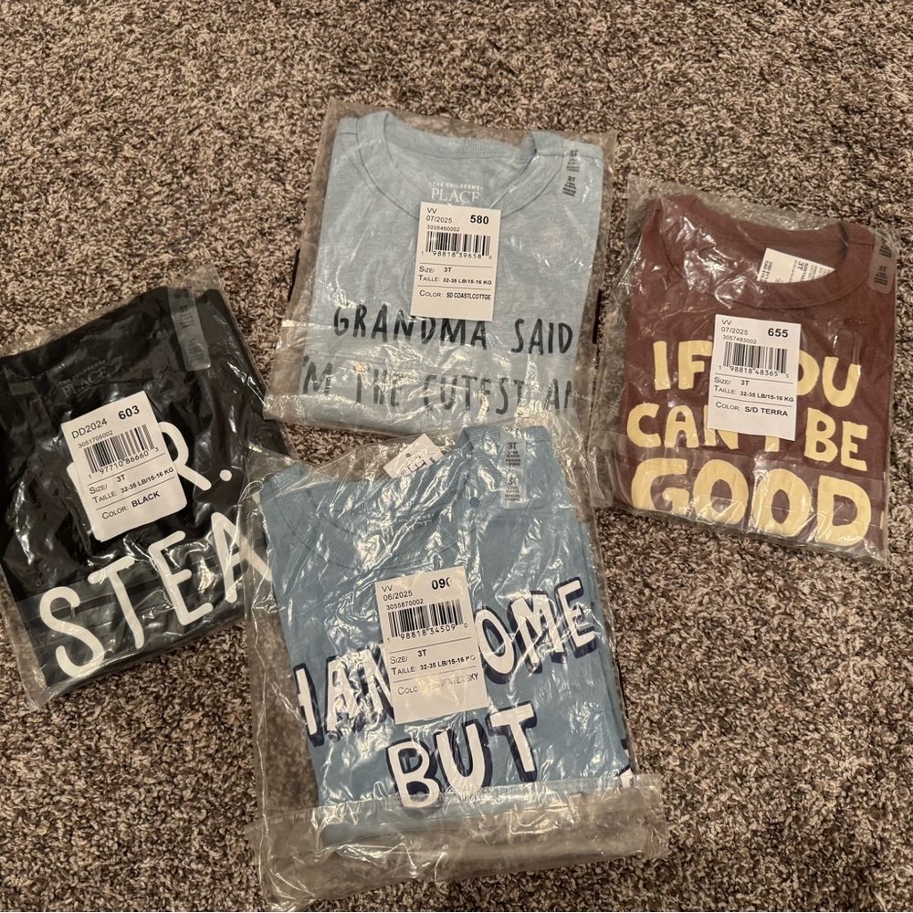 NWT graphic tee bundle from The Children’s Place